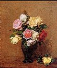 Henri Fantin-Latour Roses VII painting